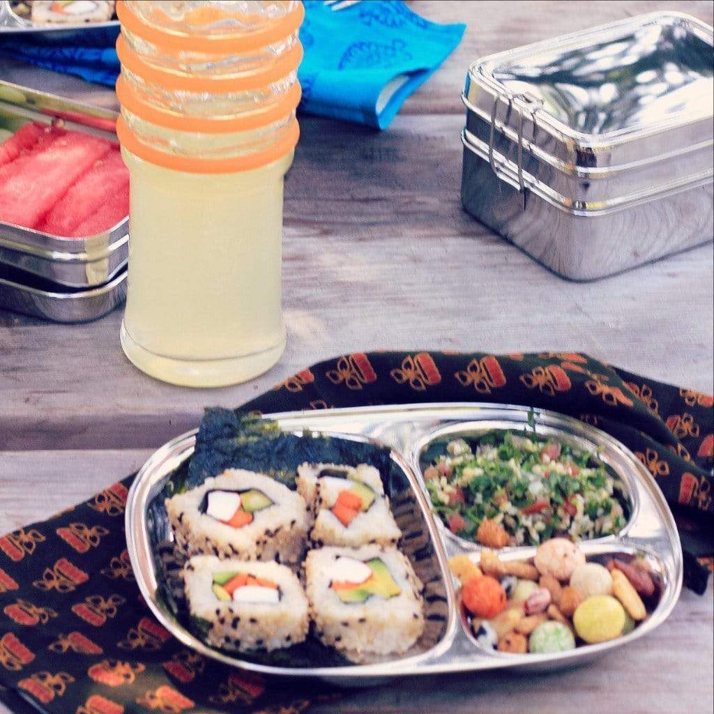 Camping Tray: Stainless Steel