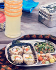 Camping Tray: Stainless Steel