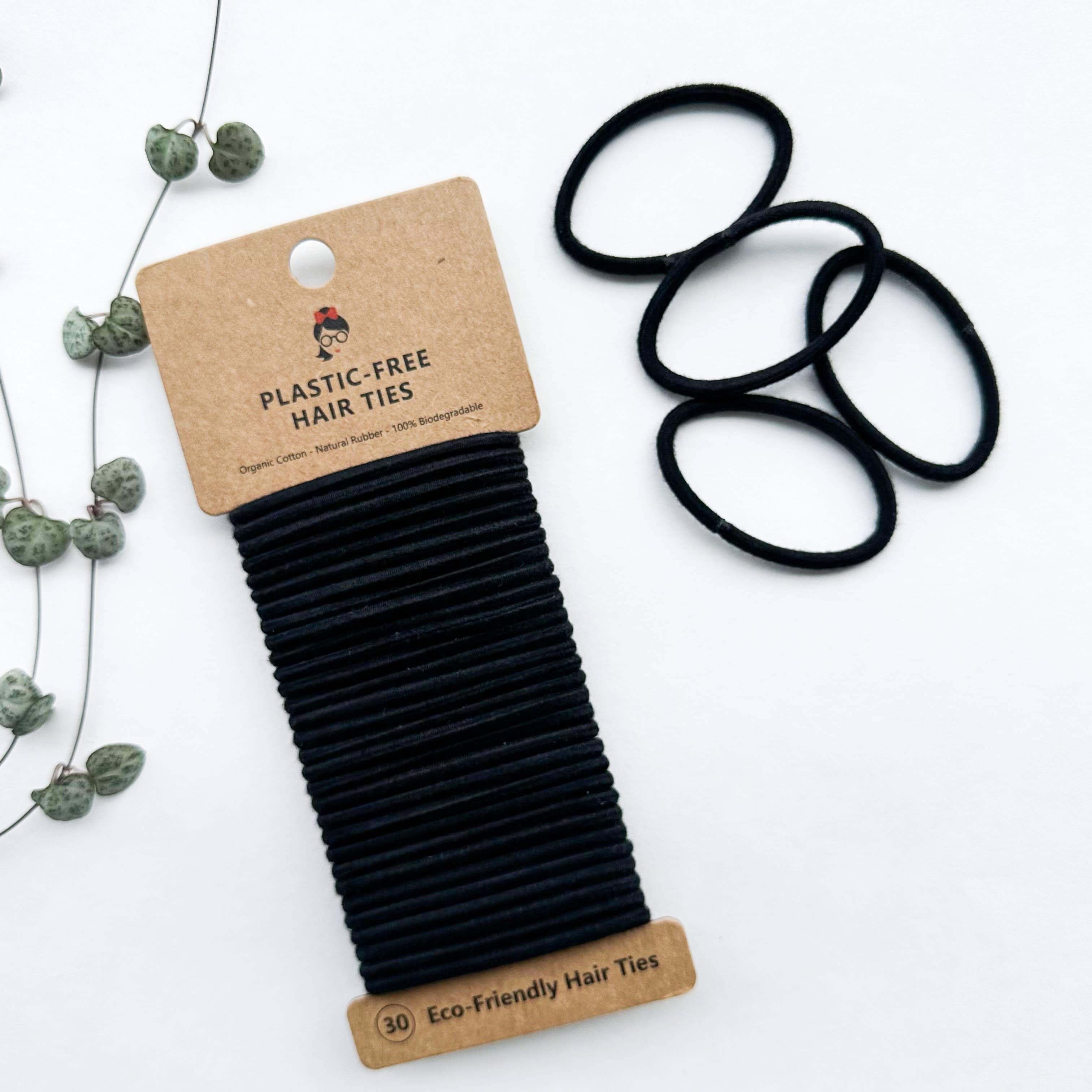Planet-Friendly Hair Ties | Organic, Biodegradable, Plastic-Free &amp; Durable
