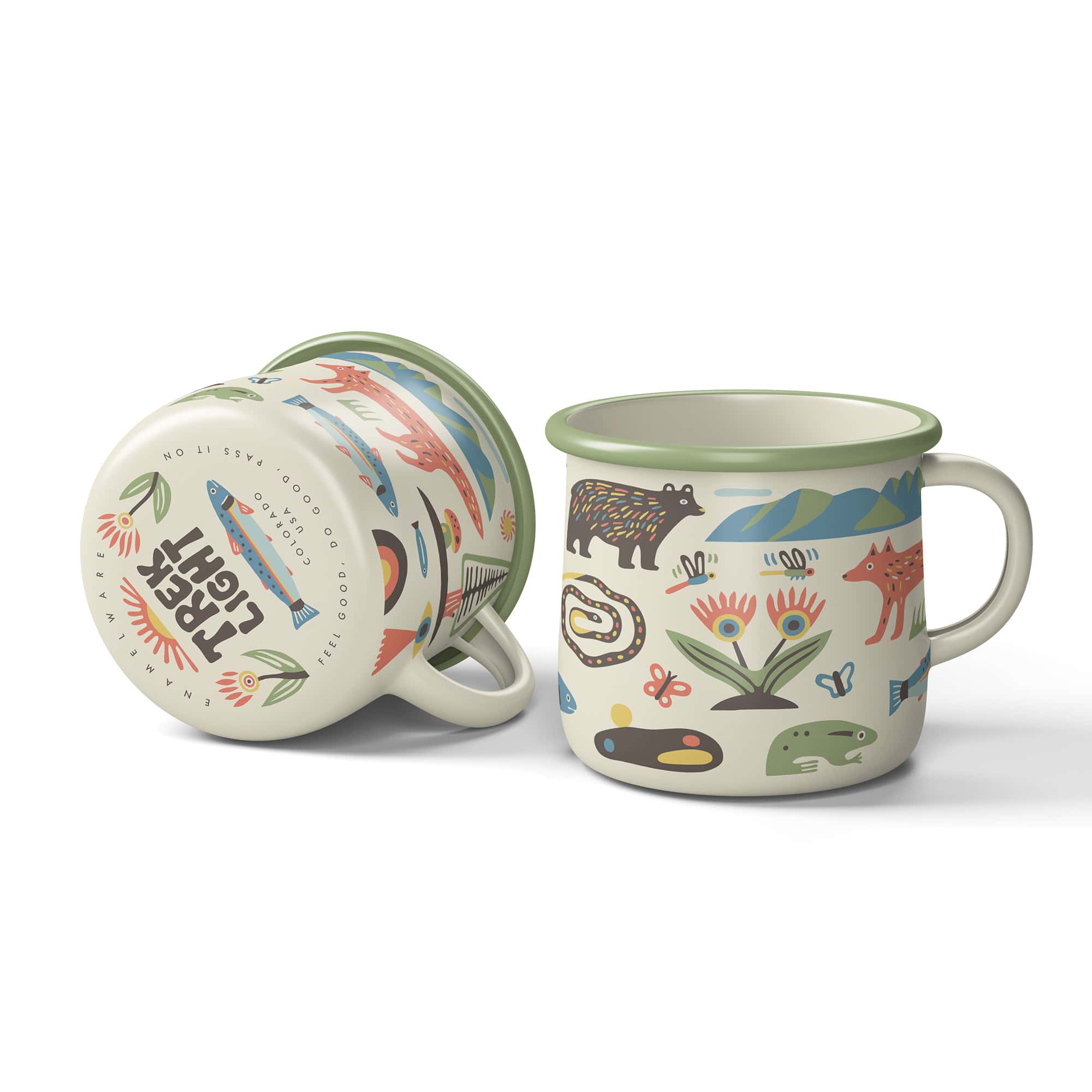Enamel Coffee &amp; Camp Mug 16 Oz