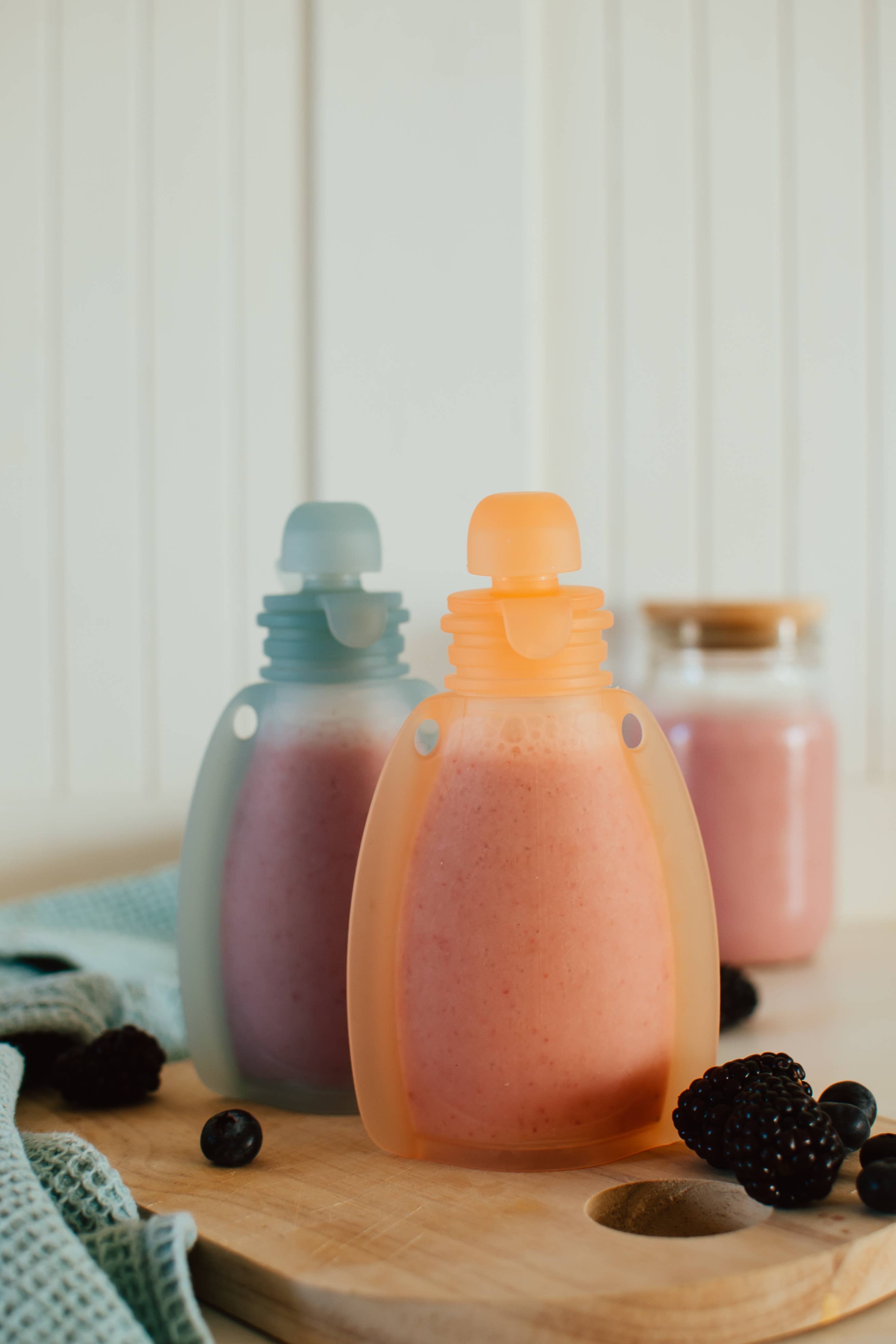 Reusable Baby Food Pouch: Silicone