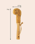 Bamboo Bottle Cleaning Brush: Sisal & Coconut