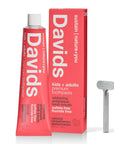 Davids Premium Toothpaste Tube: Kids + Adults
