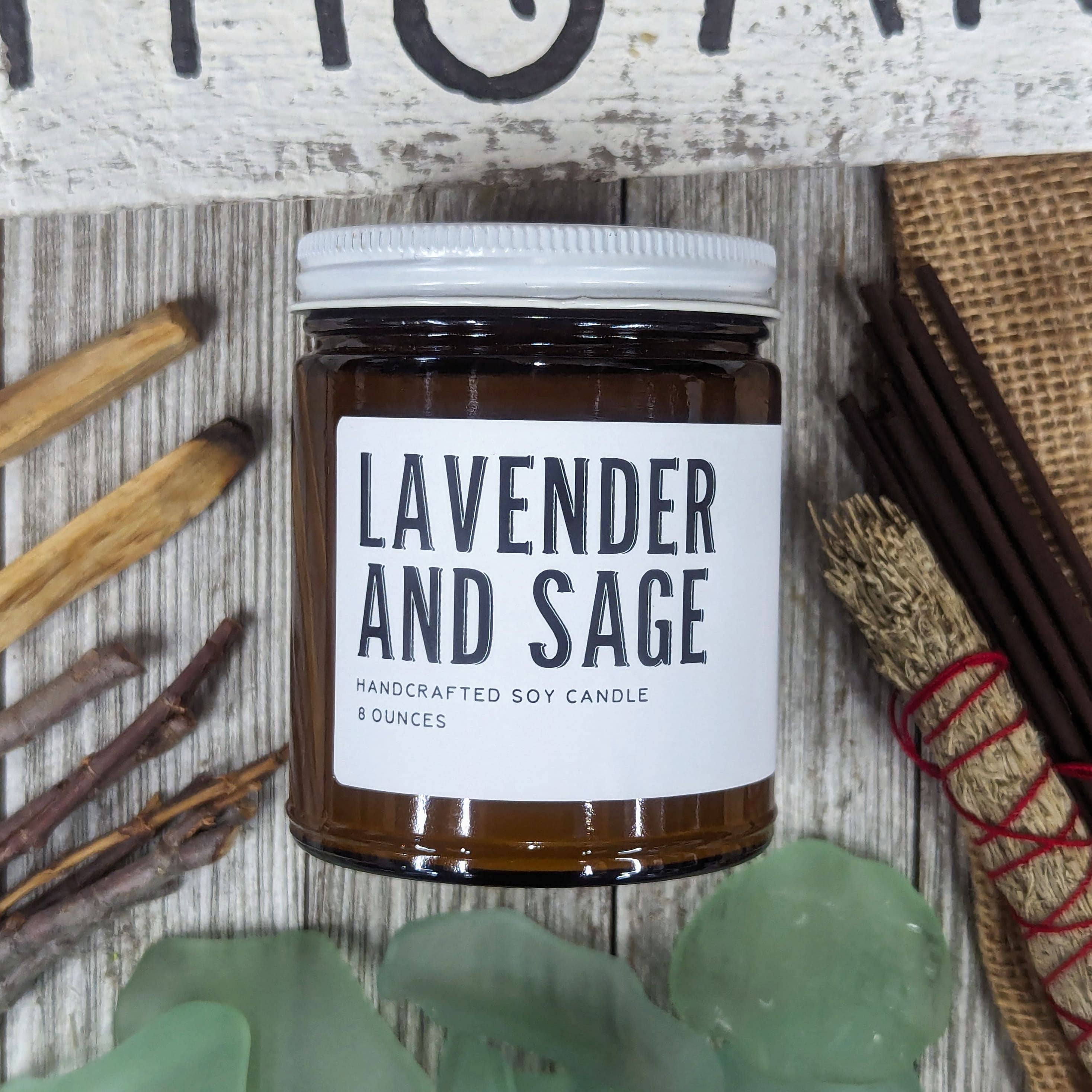 Vegan Soy Candle: Hand-Poured Natural Aromatherapy