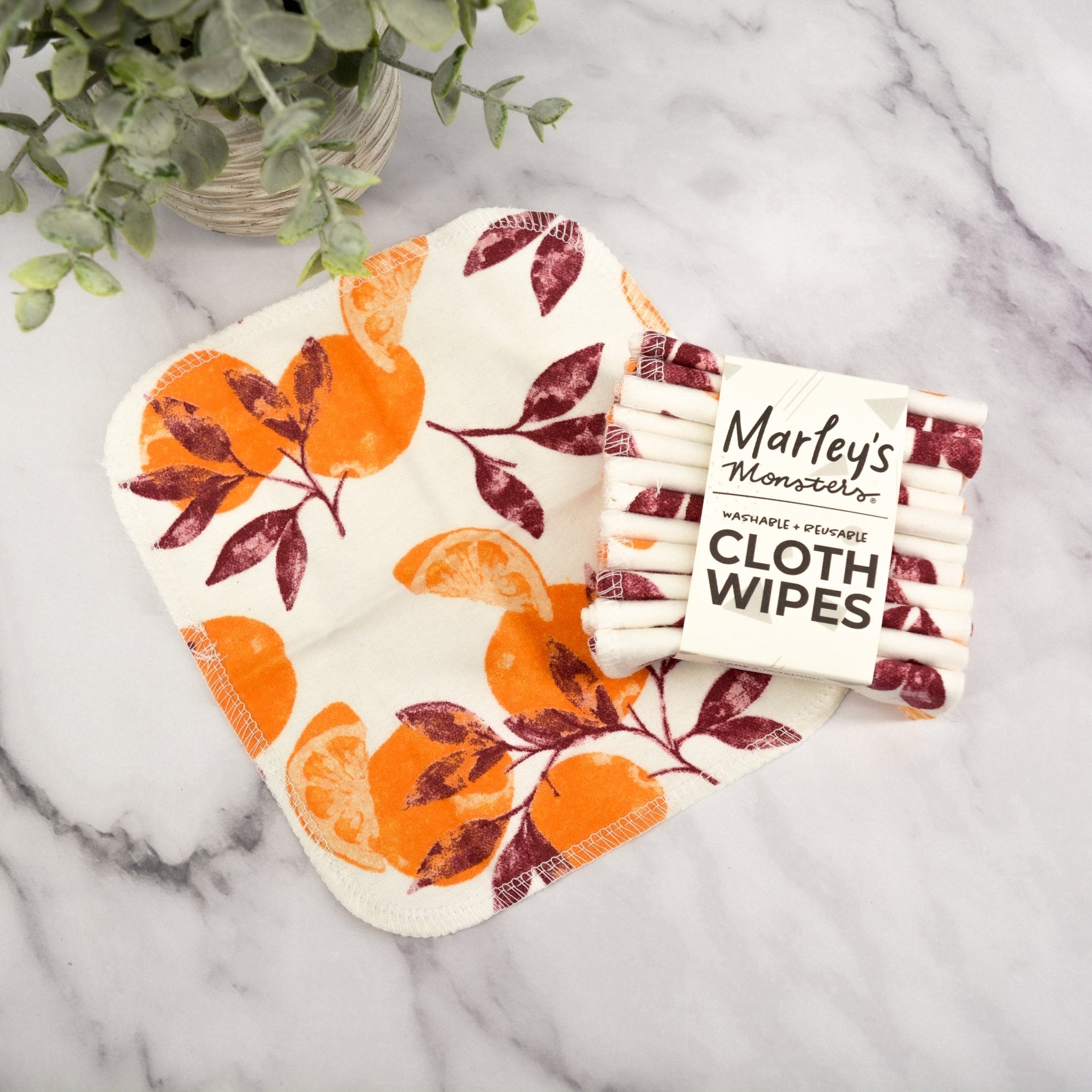 Cloth Wipes: Prints - Marley&#39;s Monsters