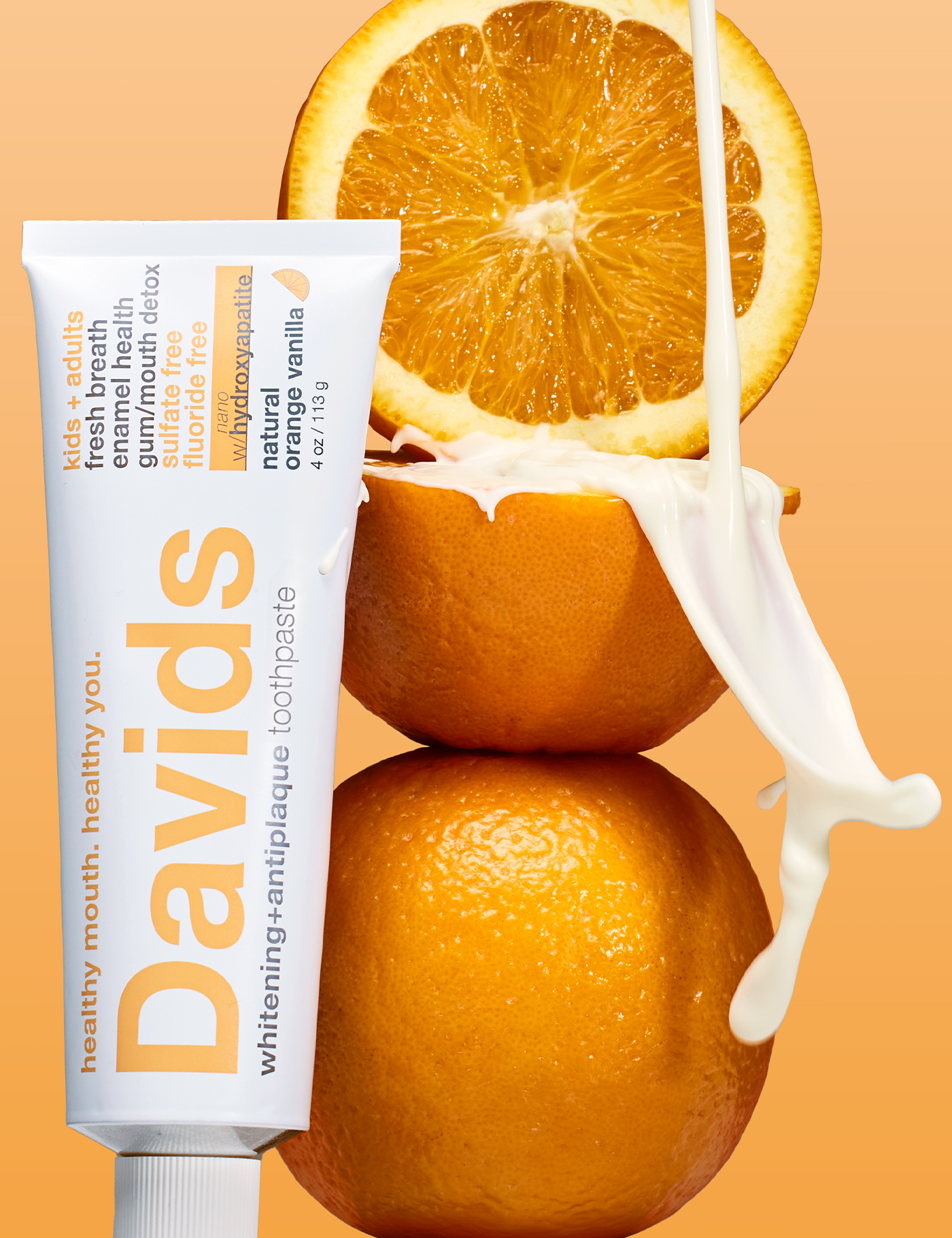 Davids Premium Toothpaste Tube: Kids + Adults