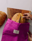 Beeswax Lined Bread Bag: Bees Wrap