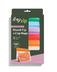 Reusable Stand-Up Storage Bags: 5-Pack