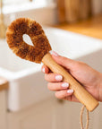Bamboo Cleaning Brush: Sisal & Coconut