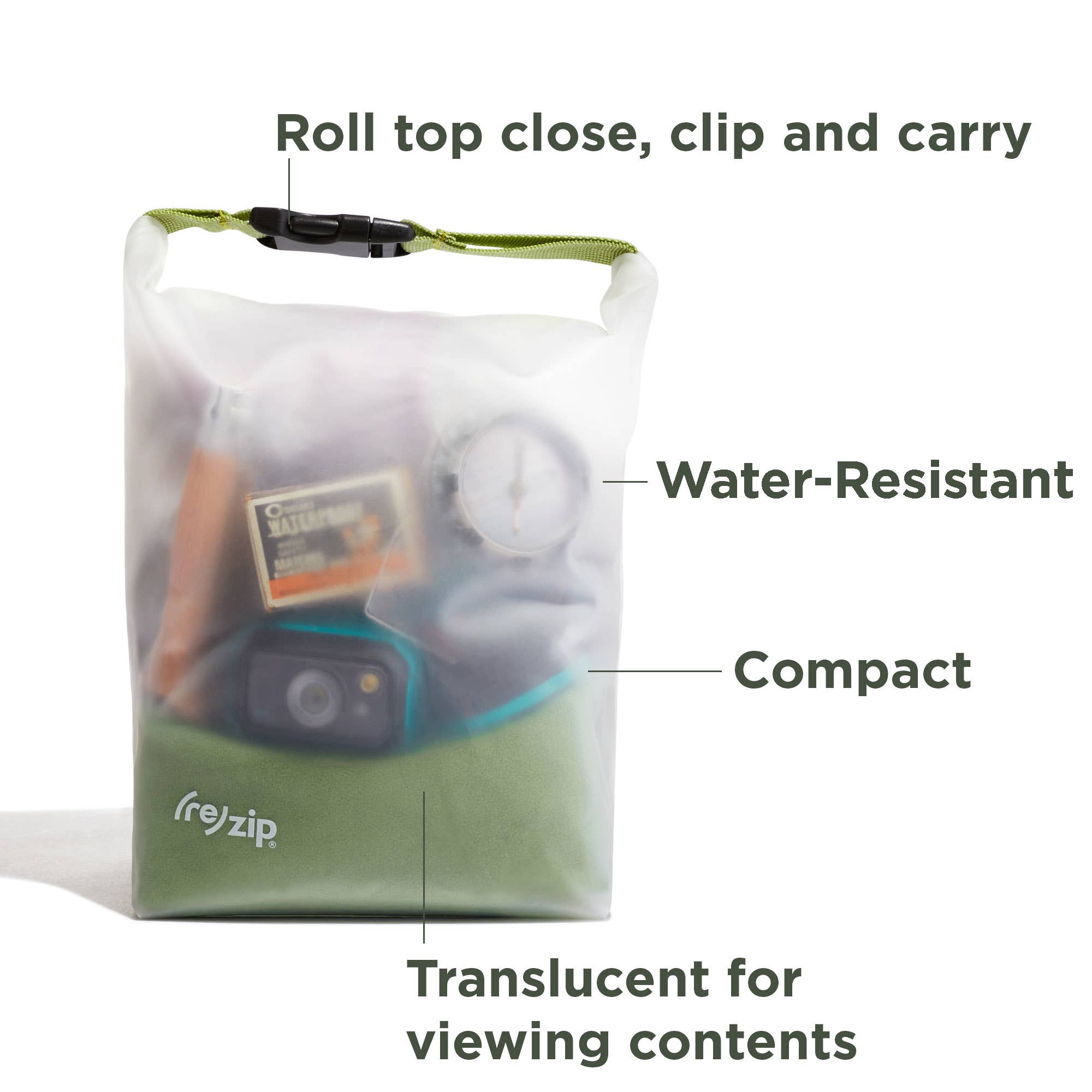 Reusable Travel Roll Top Adventure Bag
