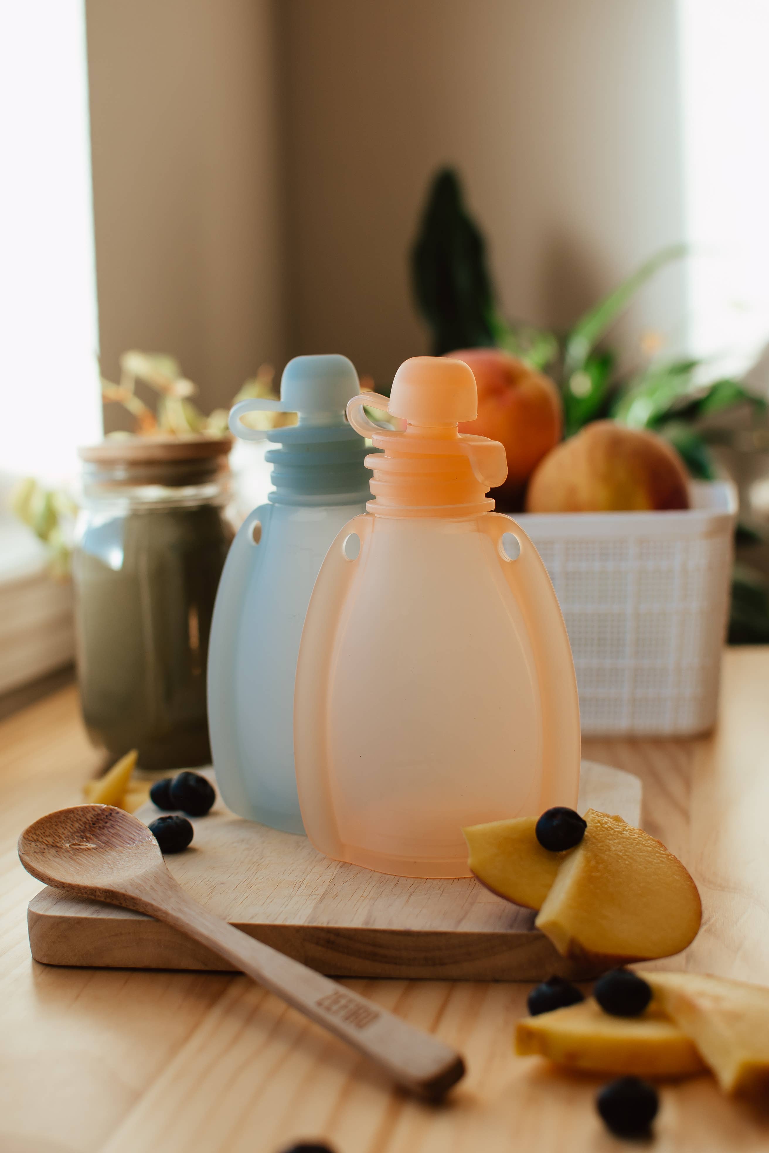 Reusable Baby Food Pouch: Silicone