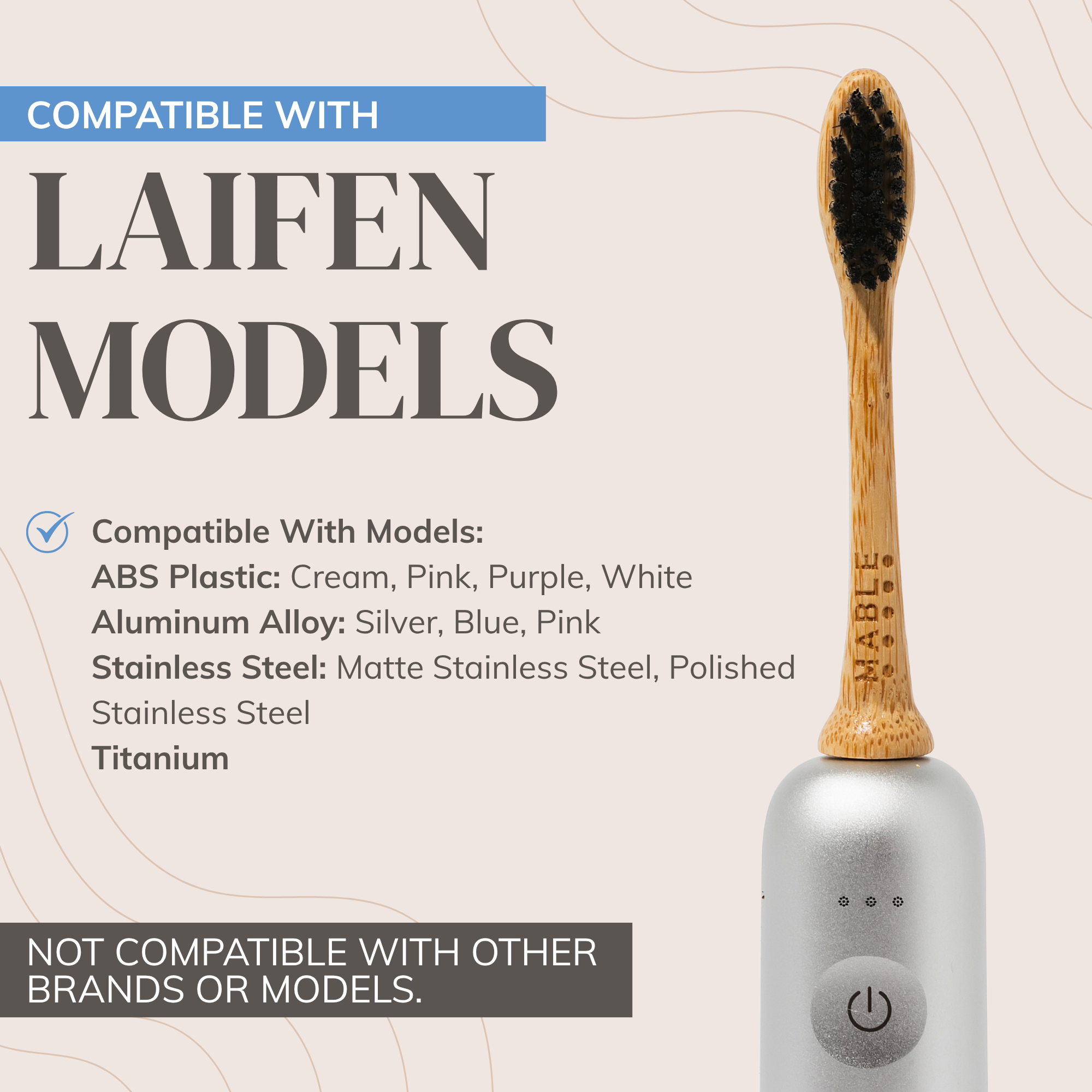 Bamboo Toothbrush Head: Pack of 4