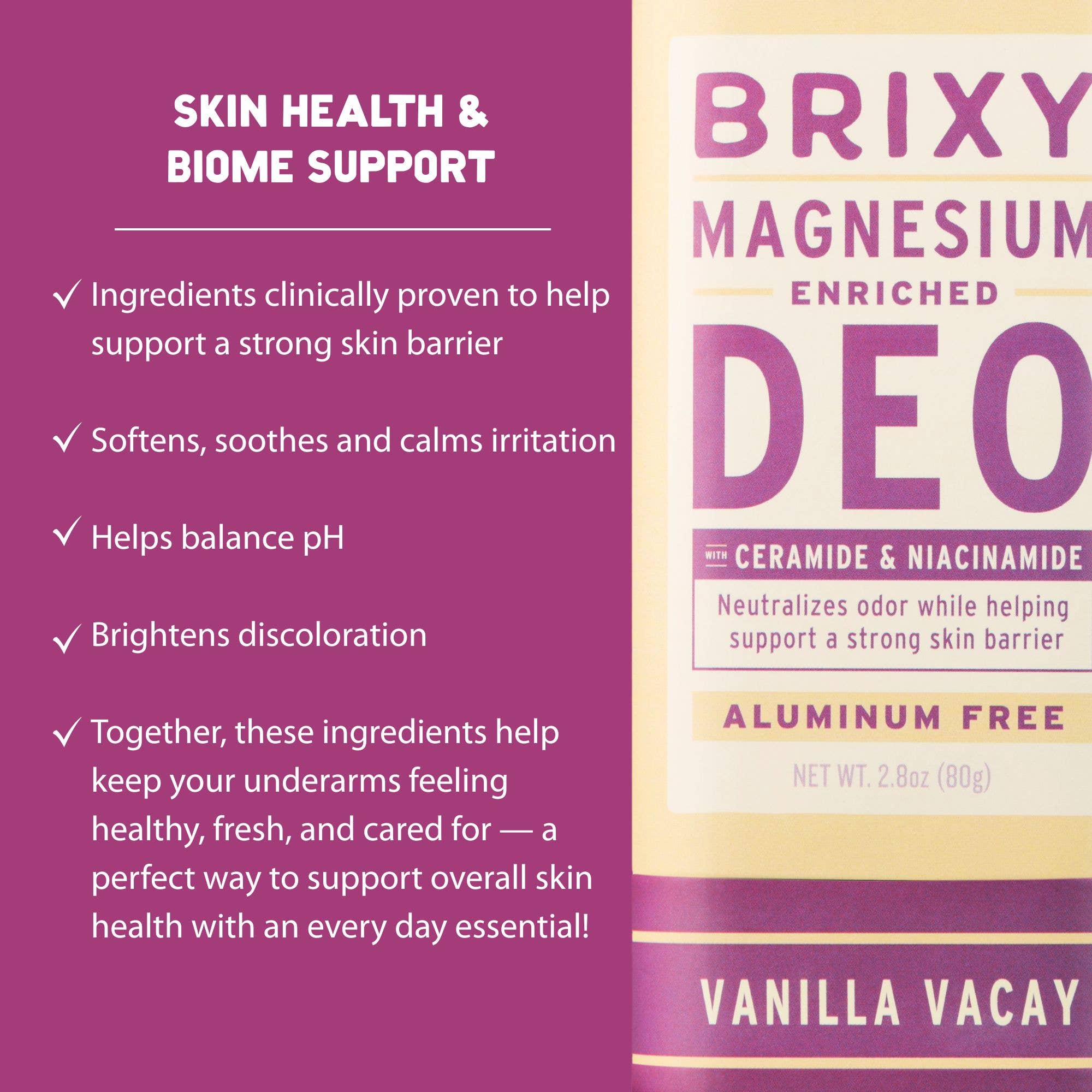 Deodorant: Magnesium Enriched &amp; Aluminum Free