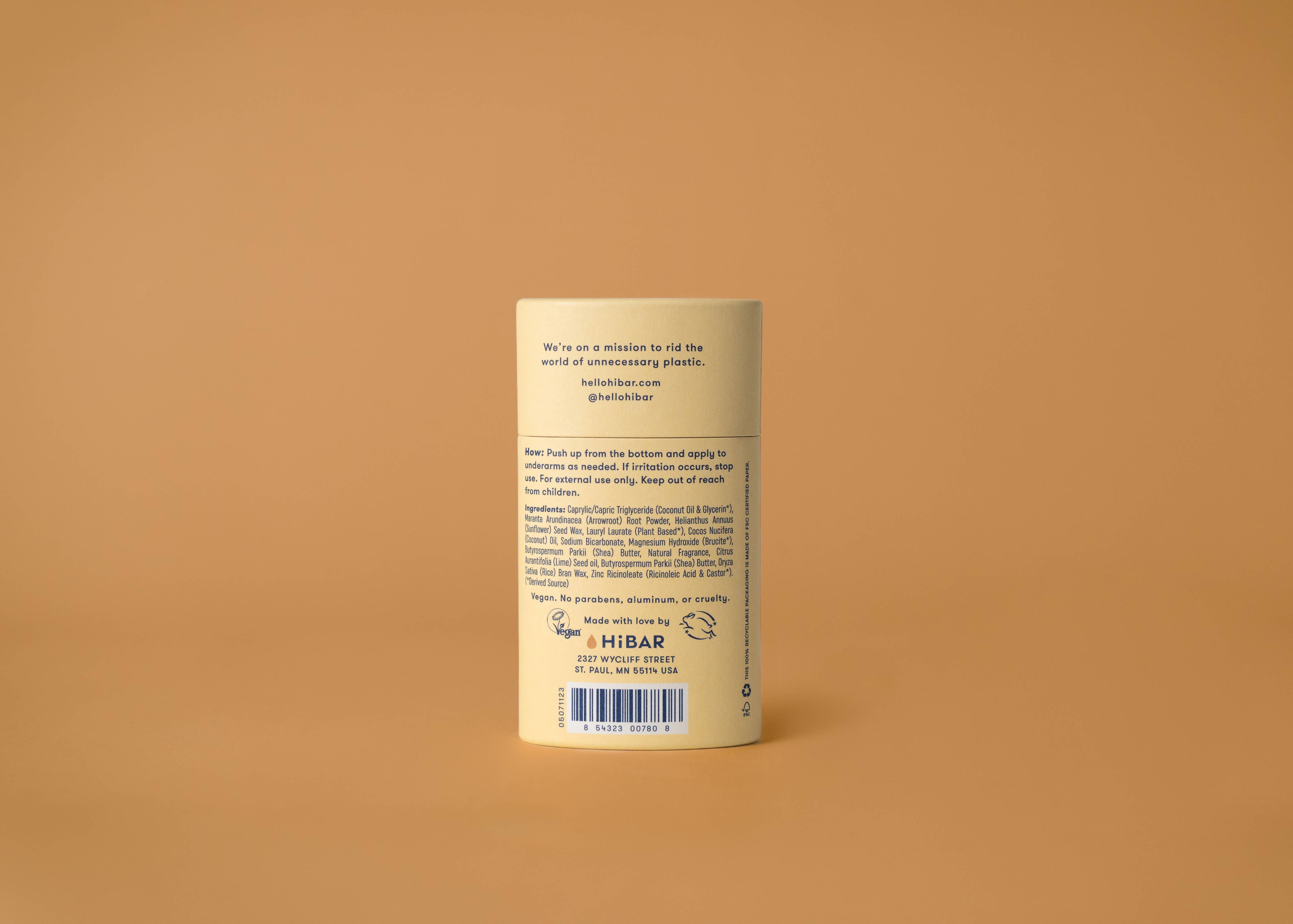 Deodorant: HiBAR