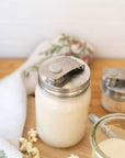 Pourable Jar Lid: Wide Mouth Stainless Steel