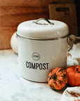 Compost Bin  0.8 Gallons - White