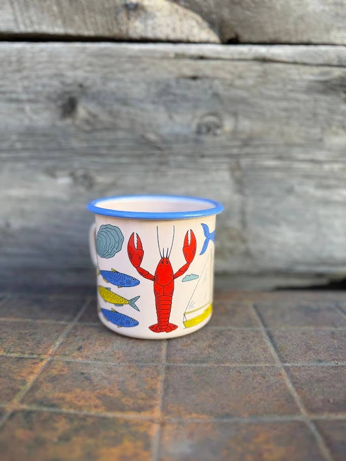 Enamel Coffee &amp; Camp Mug 16 Oz