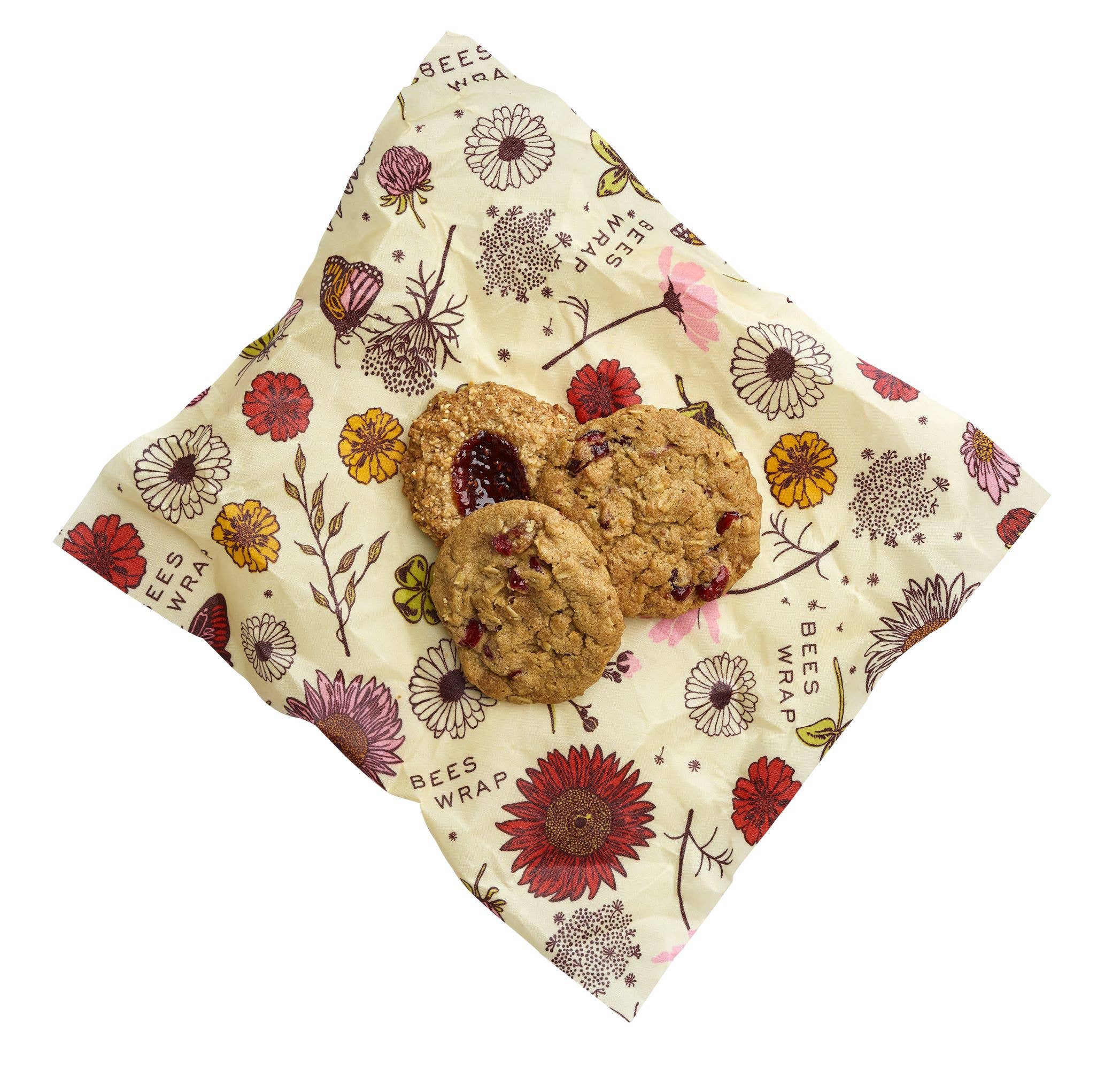 Beeswax Food Wrap: Meadow Magic Assorted 3 Pack