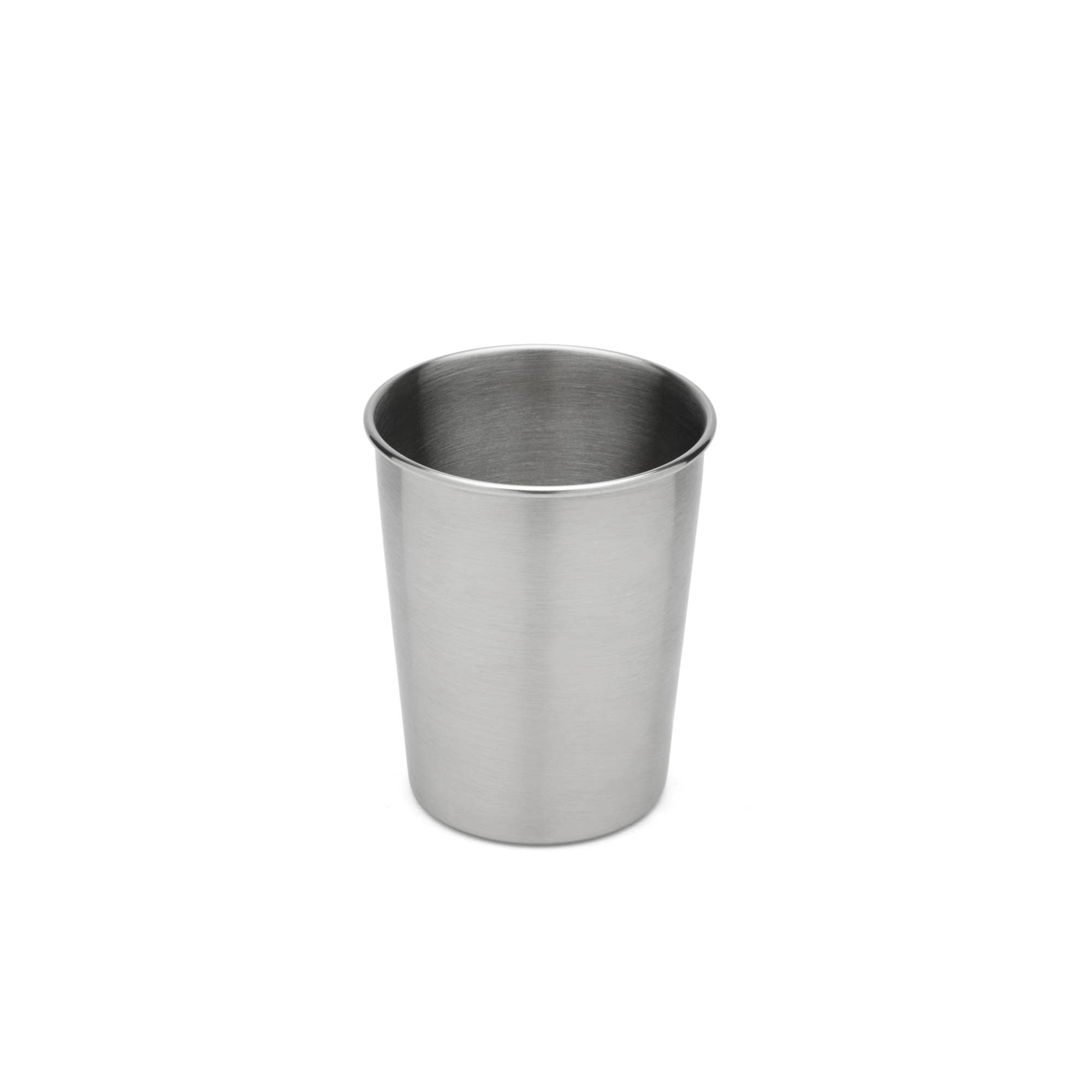 4-Pack Stainless Steel Cups: 8 or 12 oz