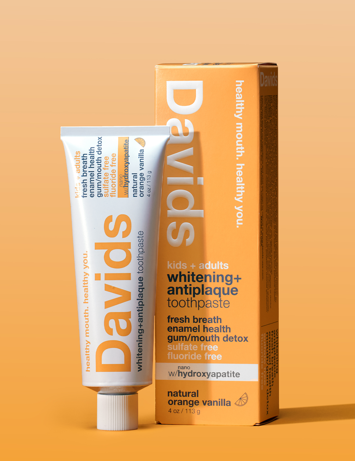 Davids Premium Toothpaste Tube: Kids + Adults