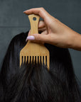 Bamboo Hair Pick