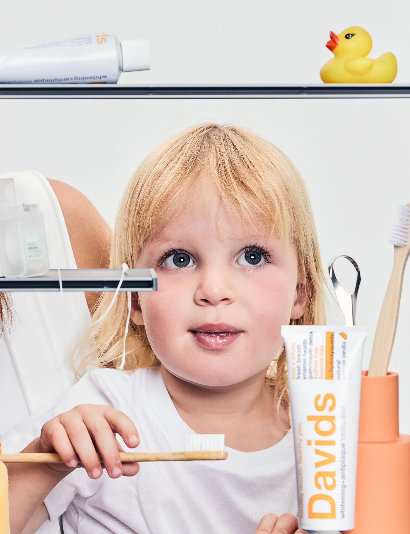 Davids Premium Toothpaste Tube: Kids + Adults