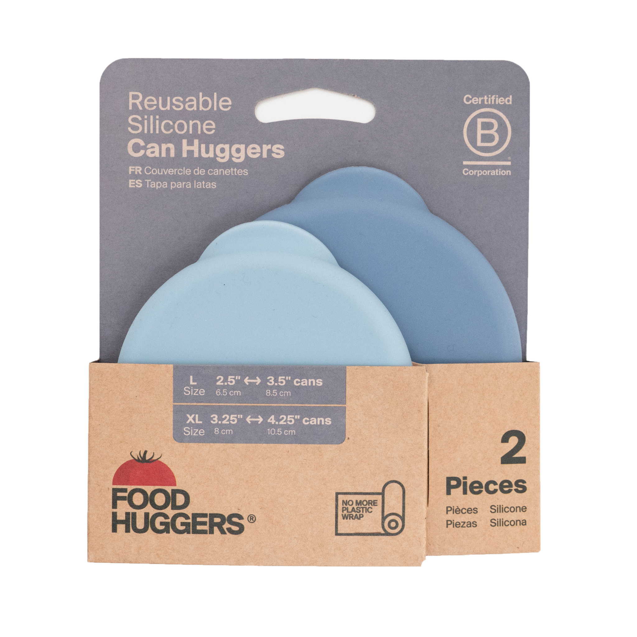 Reusable Silicone Can Huggers: Set of 2