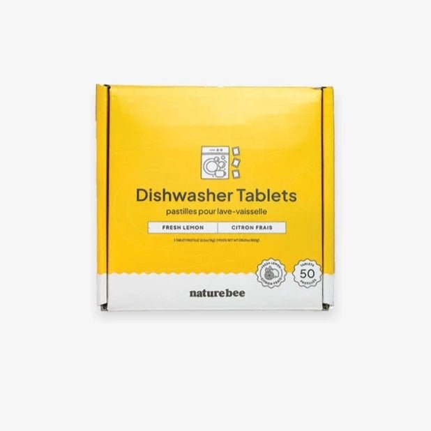 Nature Bee Dishwashing Tablets - 50 Count Box - Marley's Monsters