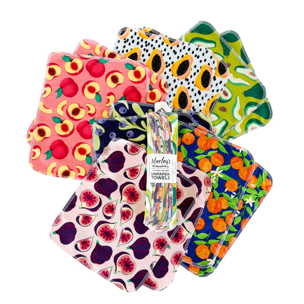 Reusable UNpaper® Towels: Spring Fruits - Spring Fruit Medley