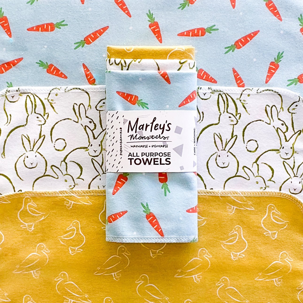 All-Purpose Towels: Fresh Prints - Marley&#39;s Monsters