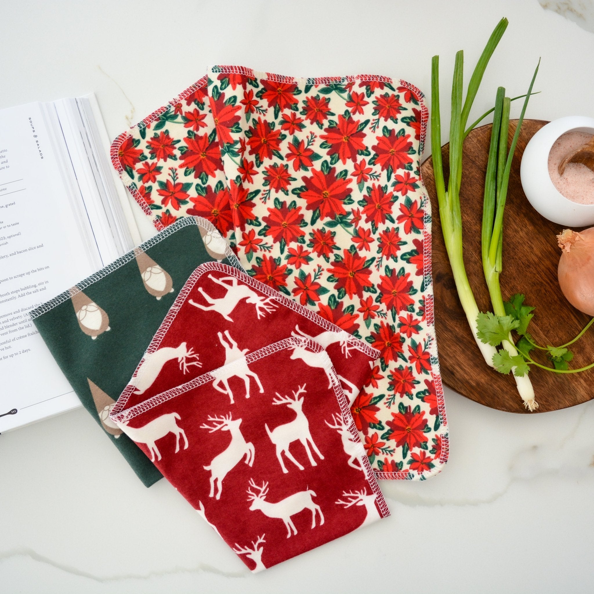 All-Purpose Towels: Holiday Prints - Marley&#39;s Monsters