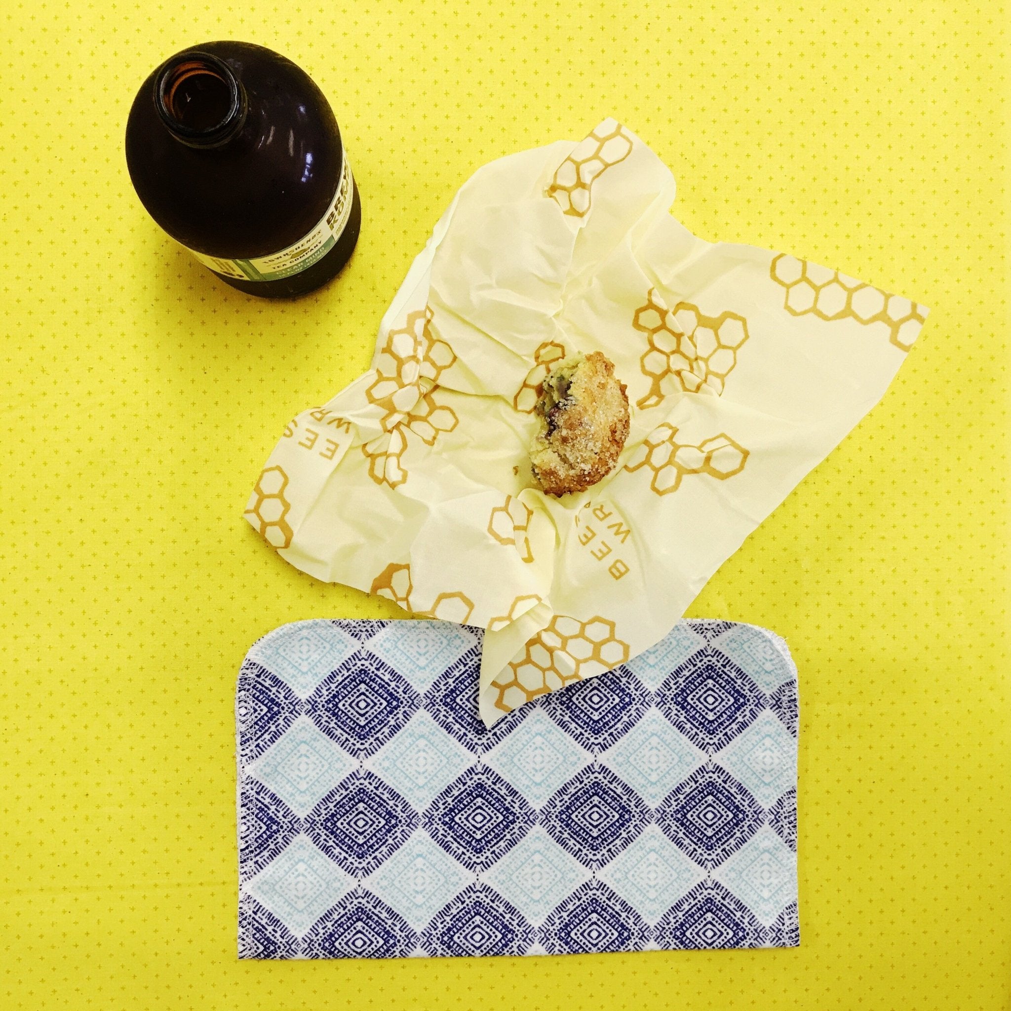 Beeswax Food Wrap: Honeycomb - Marley's Monsters
