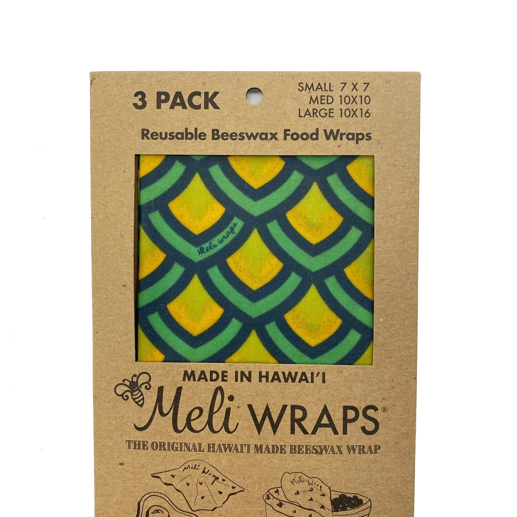 Beeswax Food Wrap: Meli Prints - Marley&#39;s Monsters