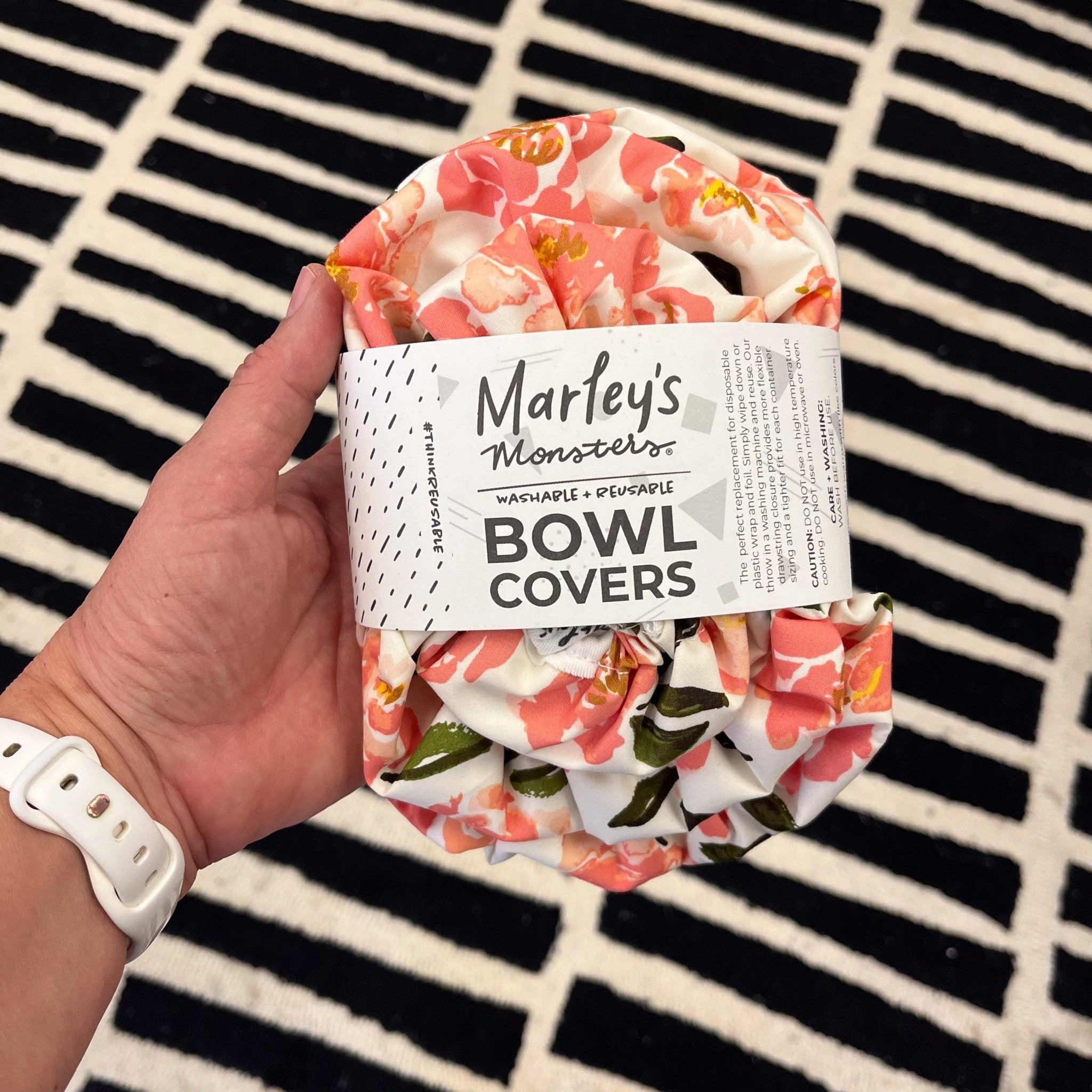 Bowl Cover Bundle: Cotton Floral - Marley&#39;s Monsters