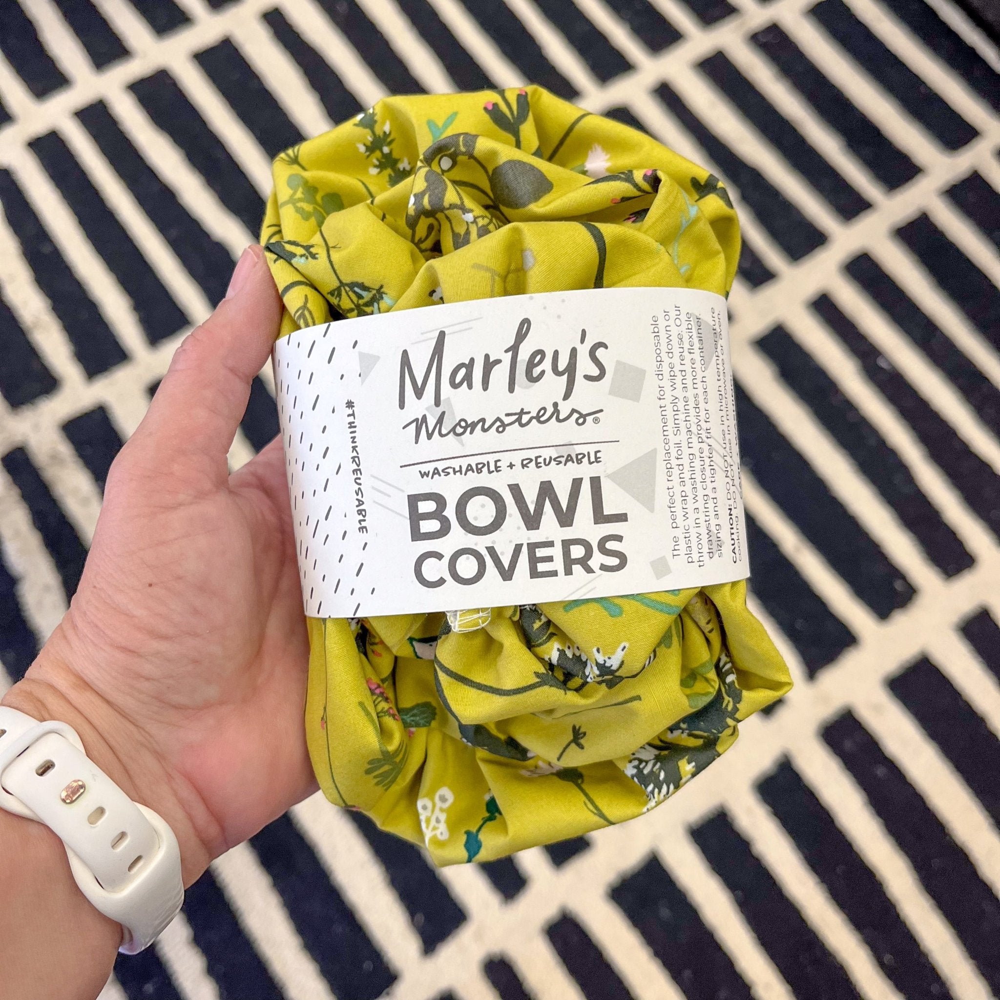 Bowl Cover Bundle: Cotton Floral - Marley&#39;s Monsters