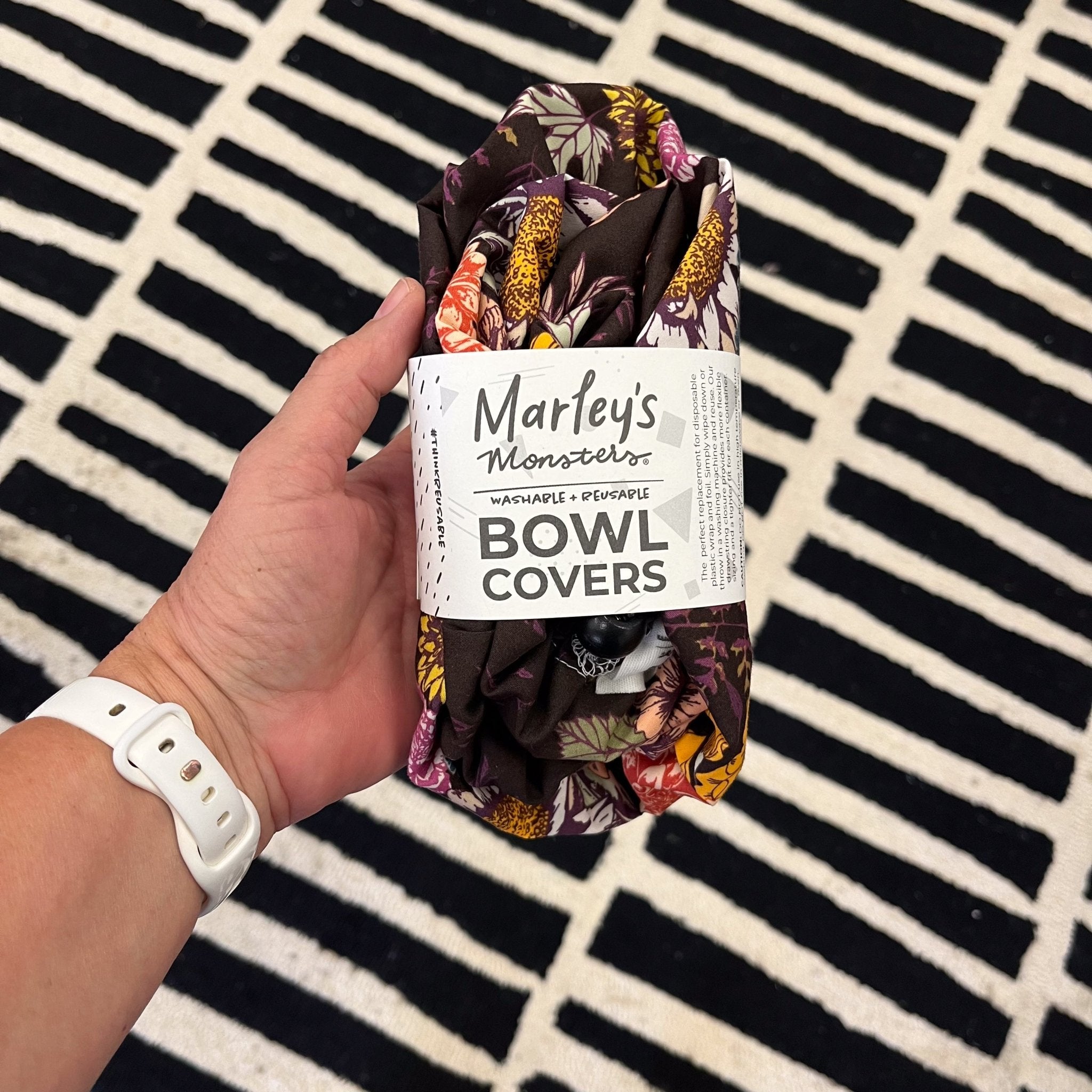 Bowl Cover Bundle: Cotton Floral - Marley&#39;s Monsters