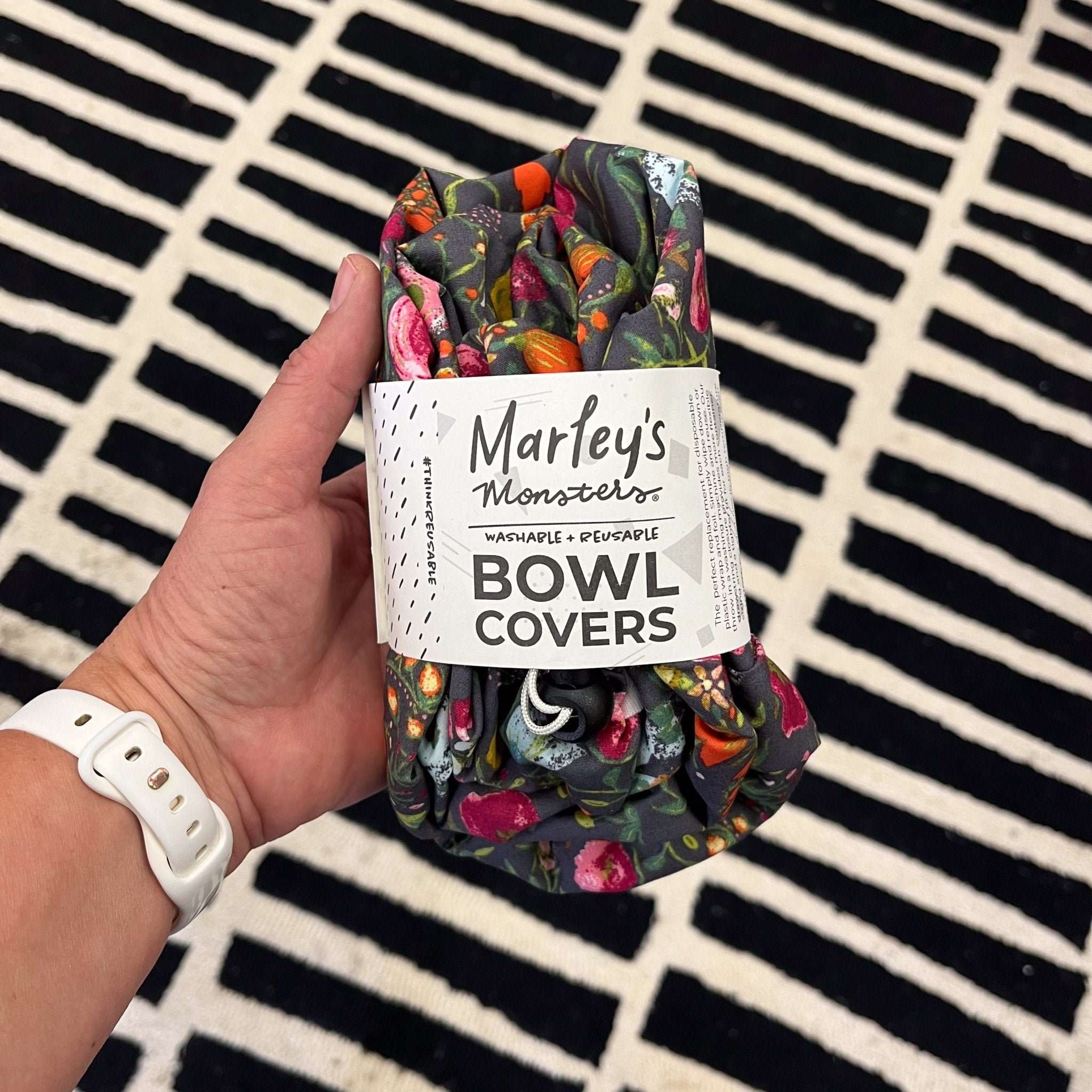 Bowl Cover Bundle: Cotton Floral - Marley&#39;s Monsters