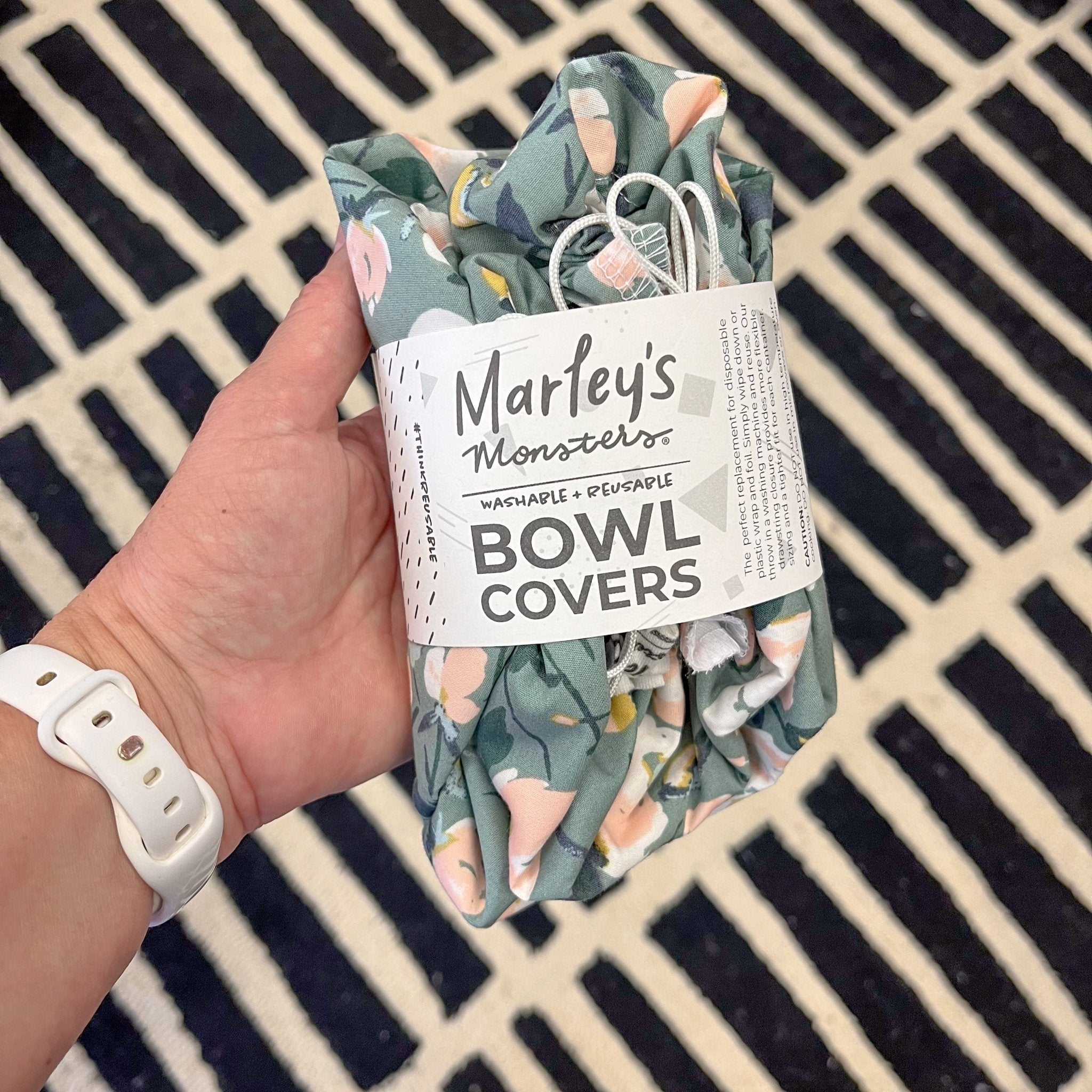 Bowl Cover Bundle: Cotton Floral - Marley&#39;s Monsters