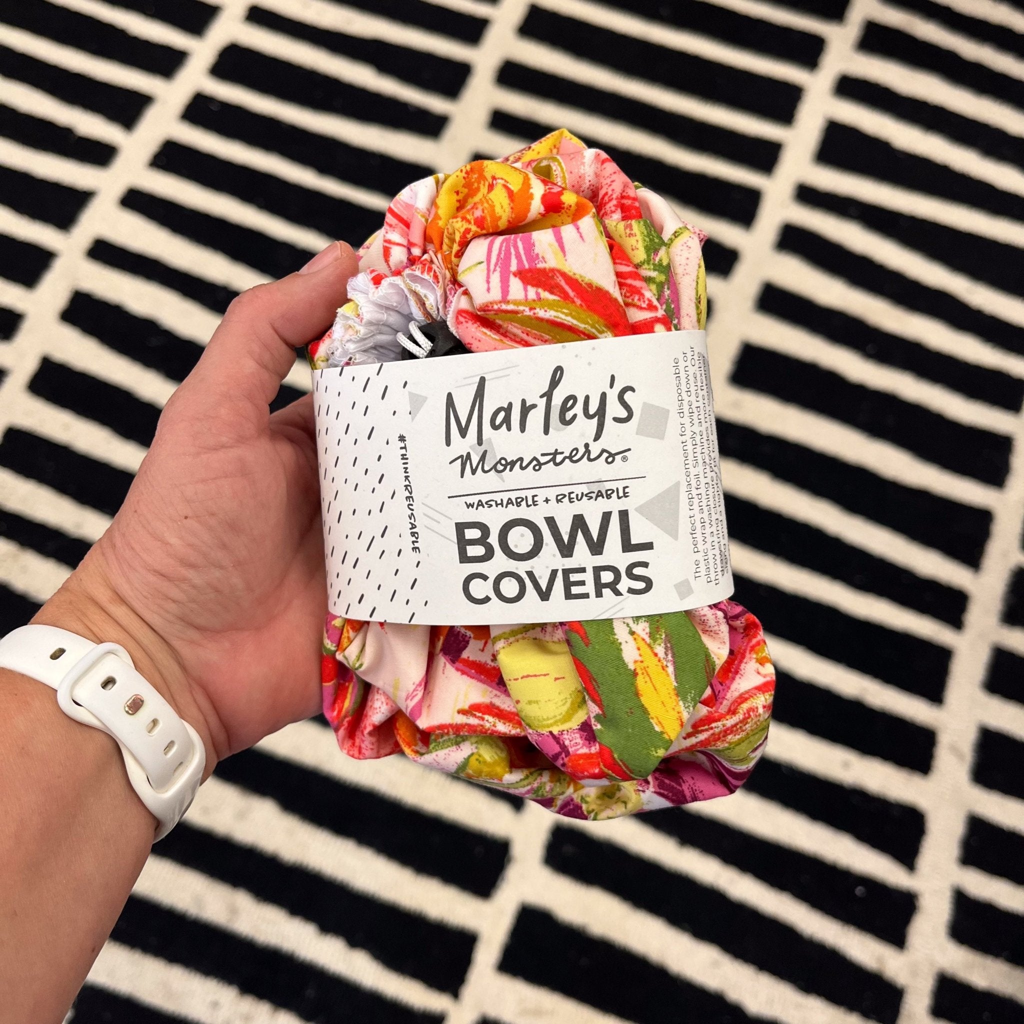 Bowl Cover Bundle: Cotton Floral - Marley&#39;s Monsters