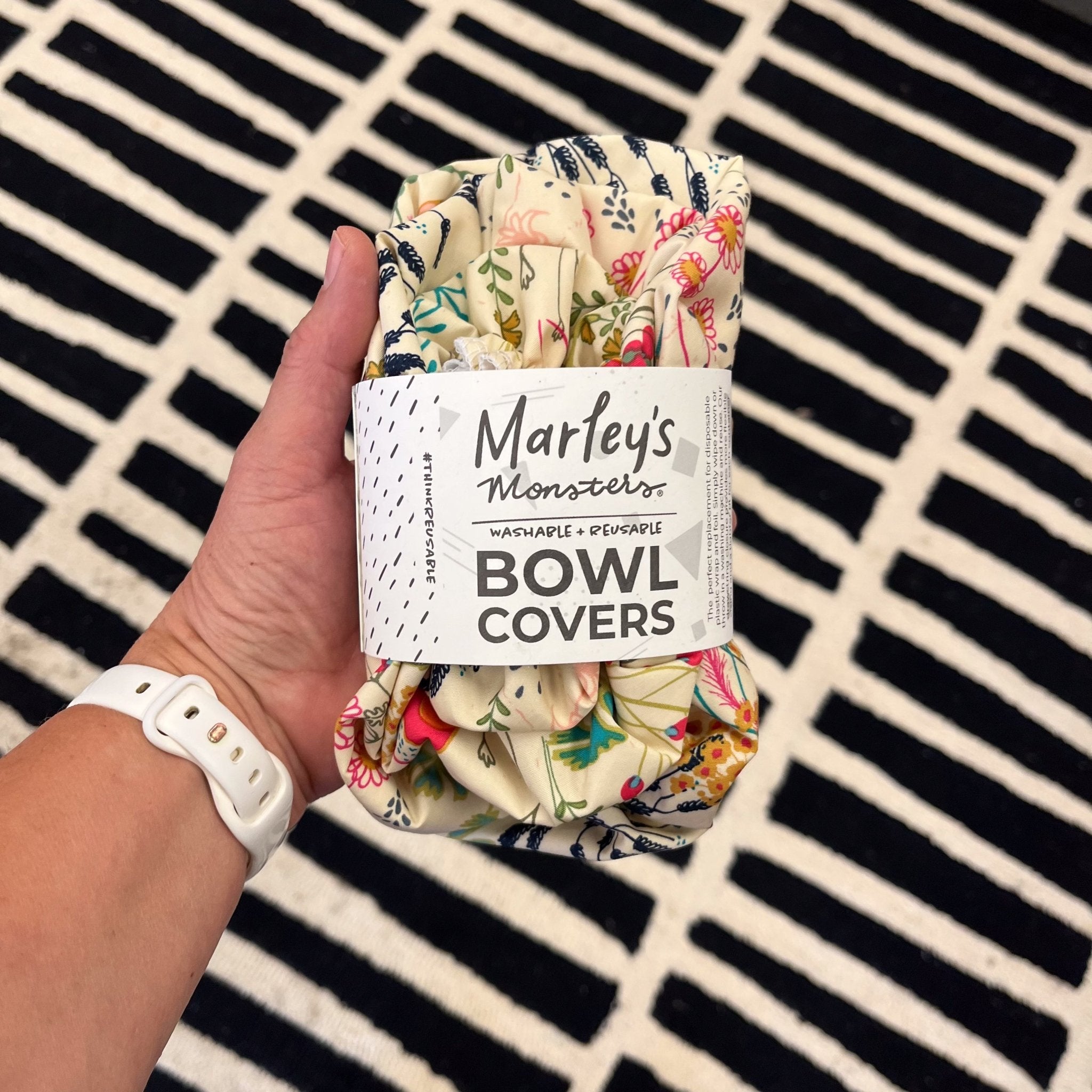 Bowl Cover Bundle: Cotton Floral - Marley&#39;s Monsters