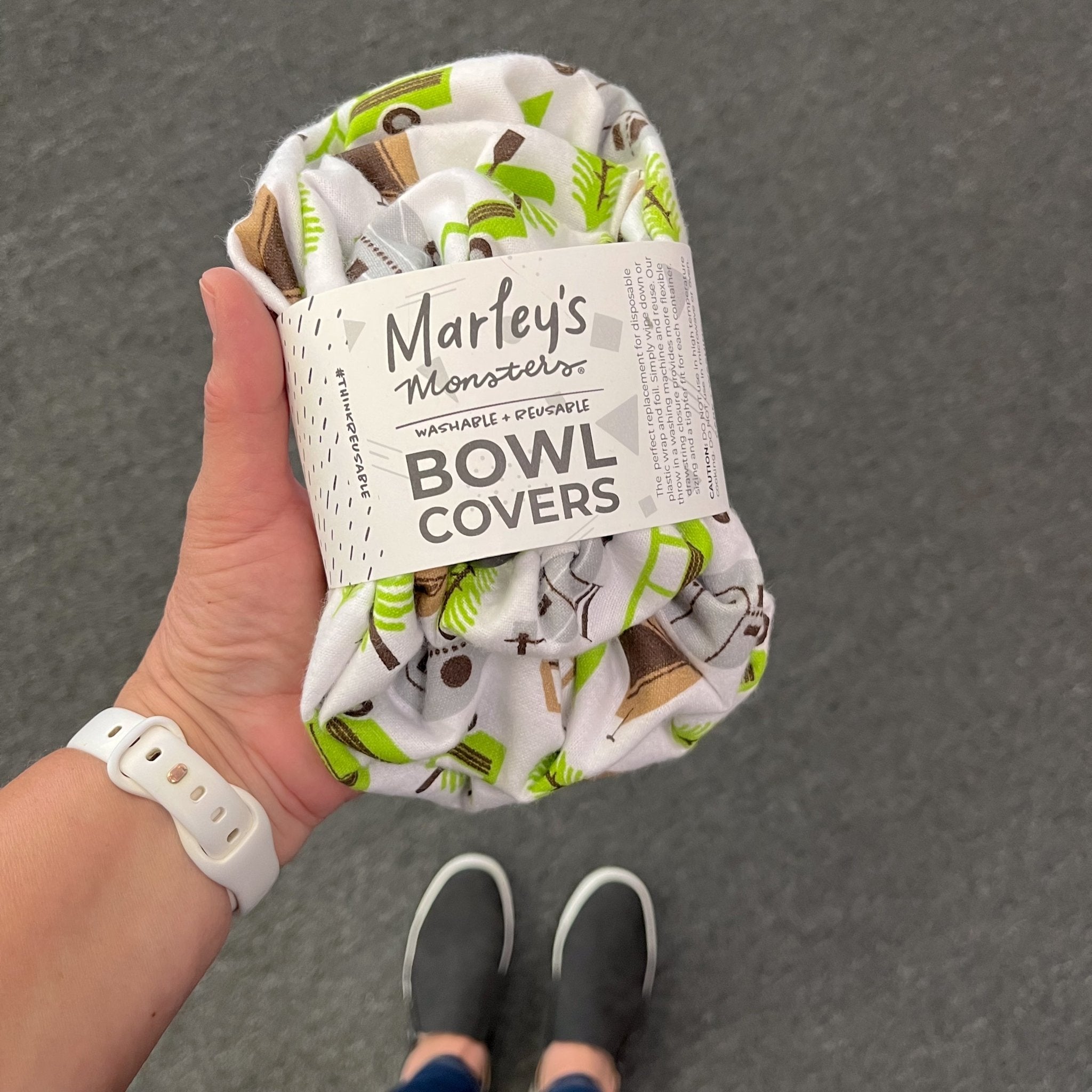 Bowl Covers: Flannel - Marley&#39;s Monsters