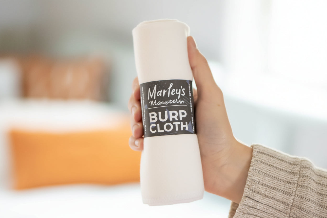 Burp Cloth: Bamboo - Marley's Monsters