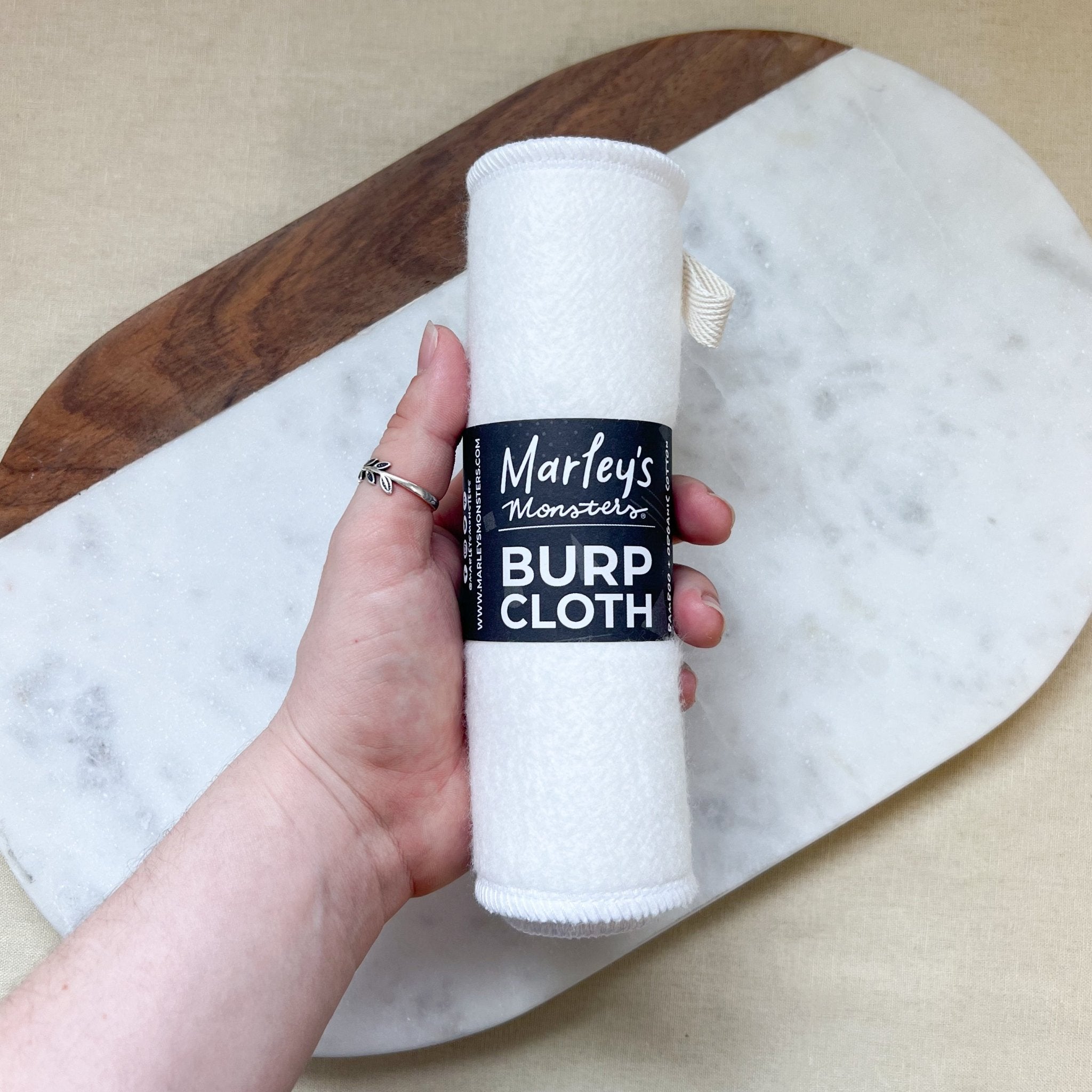 Burp Cloth: Bamboo - Marley&#39;s Monsters