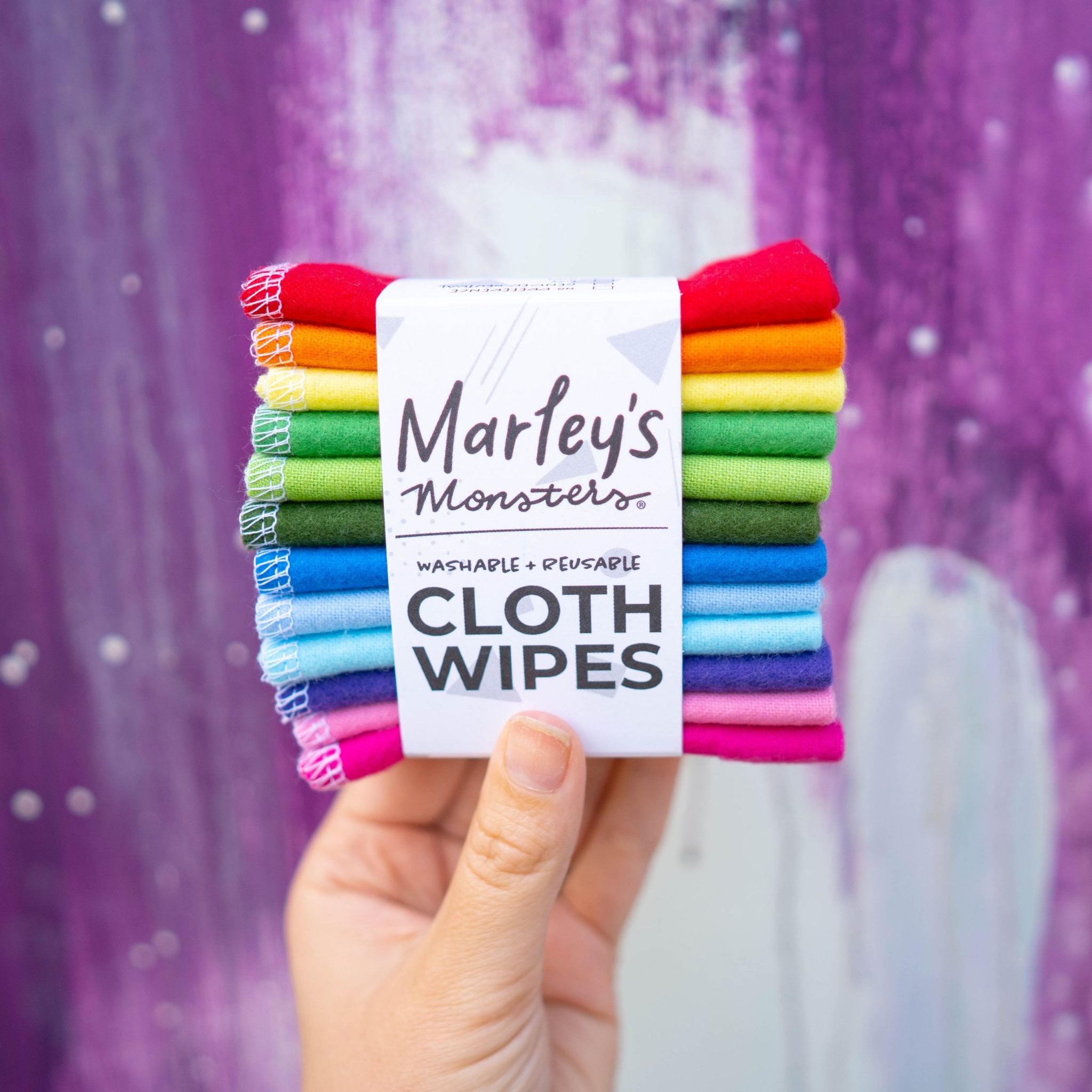 Cloth Wipes: Color Mixes - Marley's Monsters