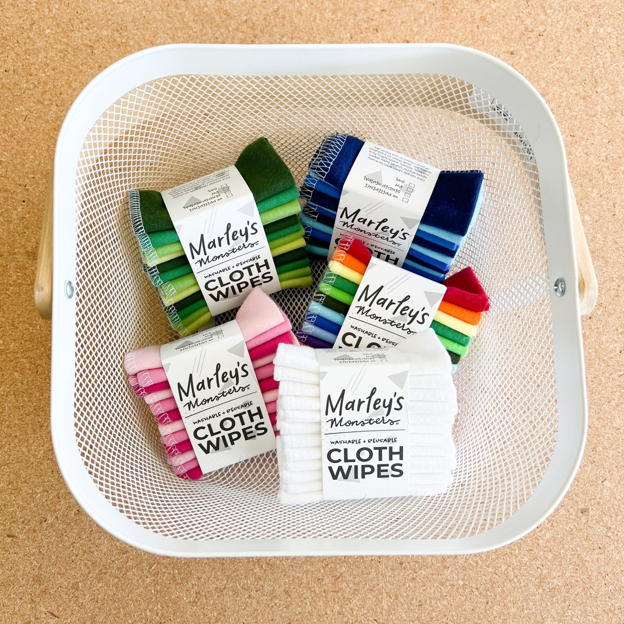 Cloth Wipes: Color Mixes - Marley's Monsters