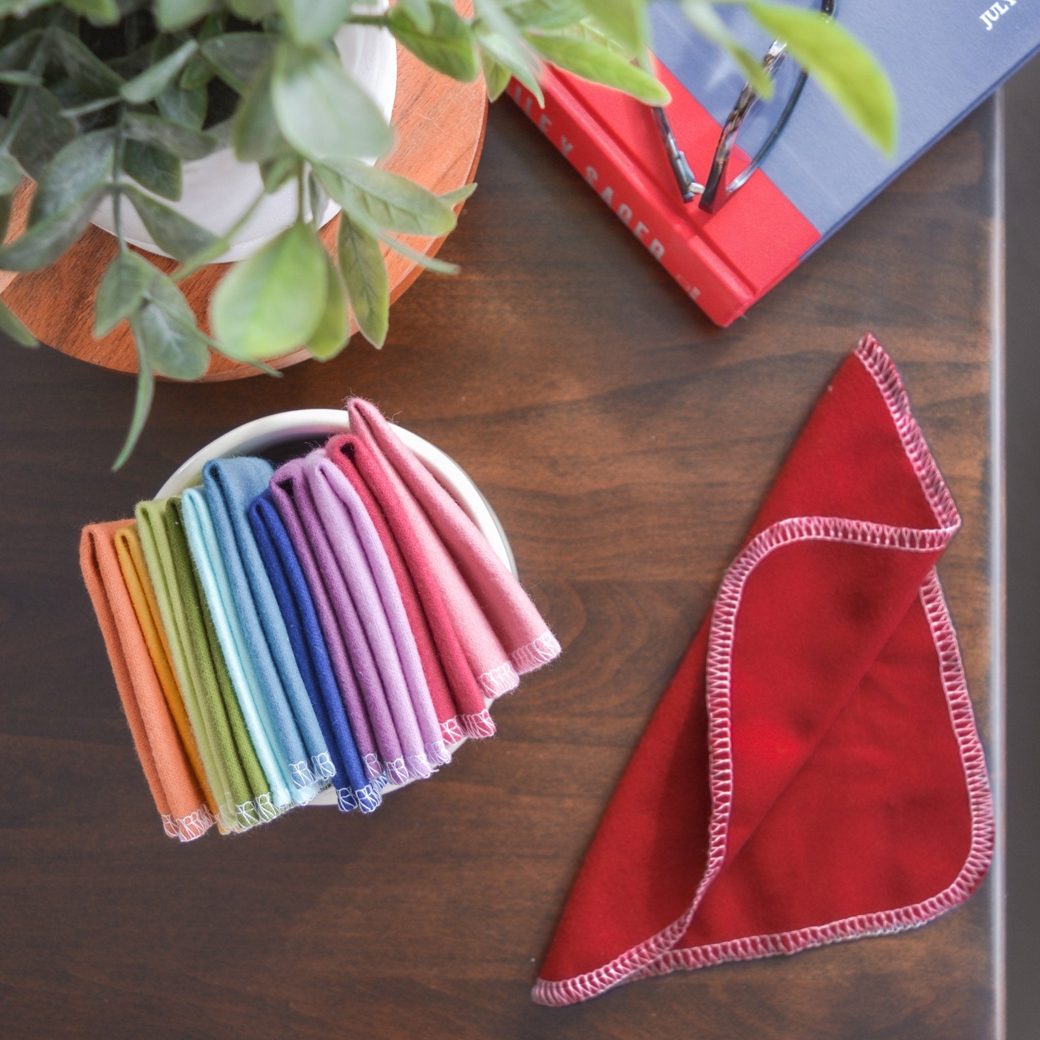 Cloth Wipes: Earthy Rainbow - Marley&#39;s Monsters