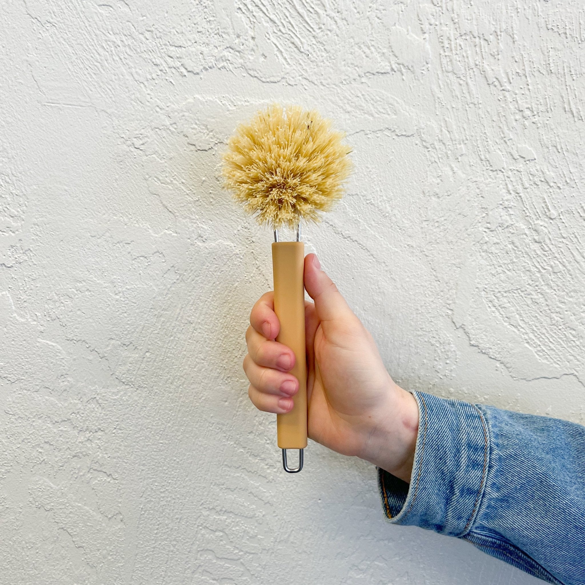 Dish Brush: Removable Head, Silicone Handle - Marley&#39;s Monsters