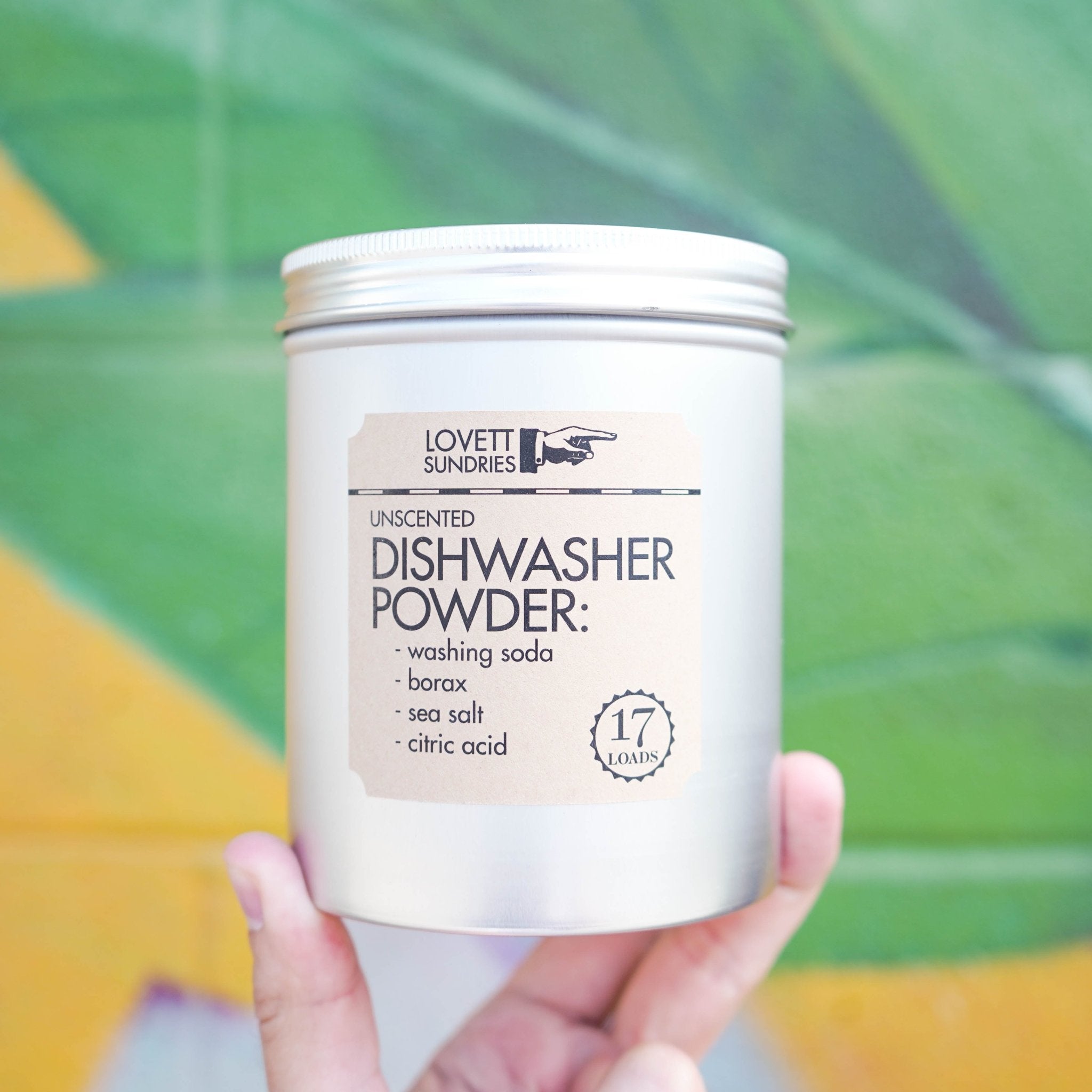 Dishwashing Powder: 17 Loads In Tin - Marley&#39;s Monsters