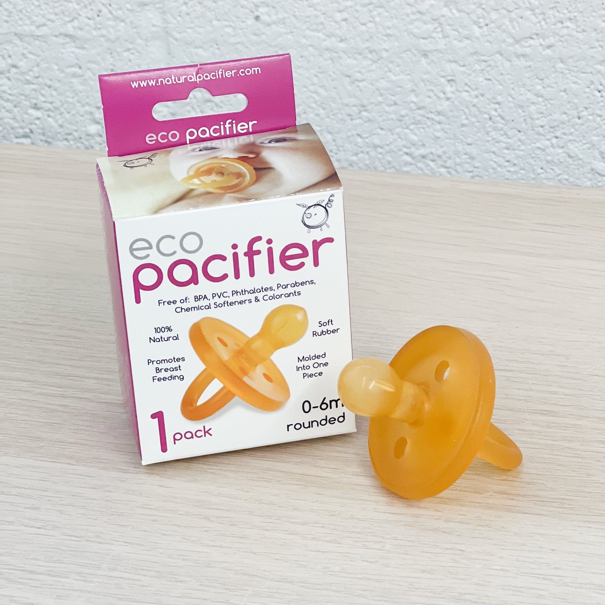 Ecopacifier: Natural Rubber - Marley&#39;s Monsters