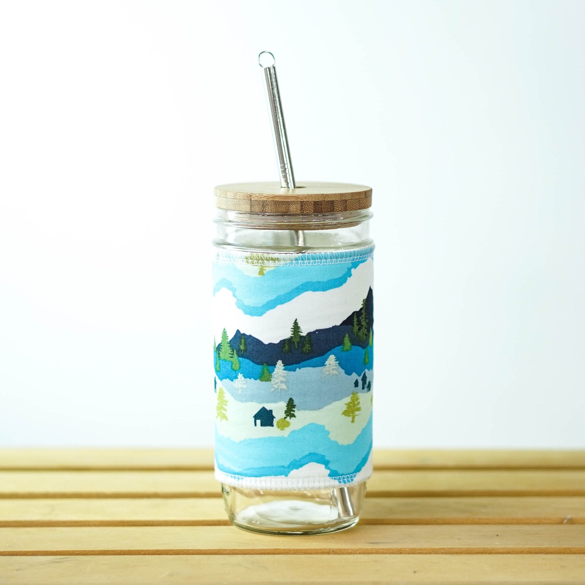 Glass Tumbler - Glass Tumbler with Straw | Marley's Monsters